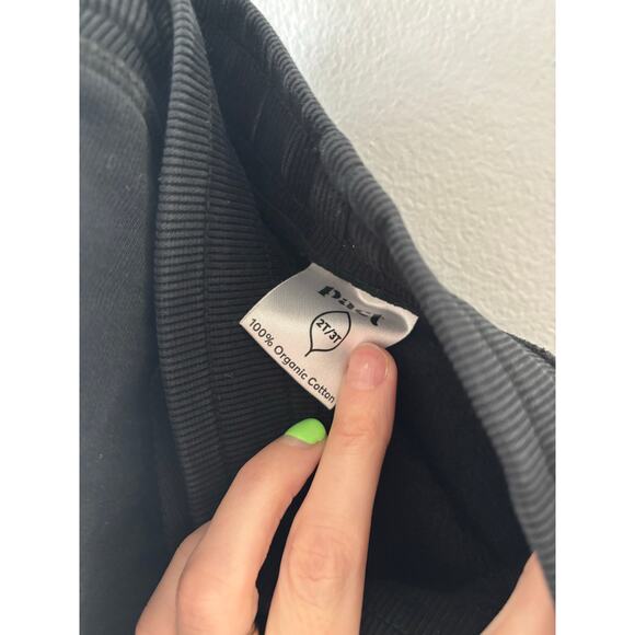 Pact Organic Toddler Pull On Shorts 2T/3T Black Cotton Bermuda Drawstring - Picture 3 of 5